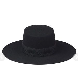 Lack Of Color Sierra Boater Hat in Black